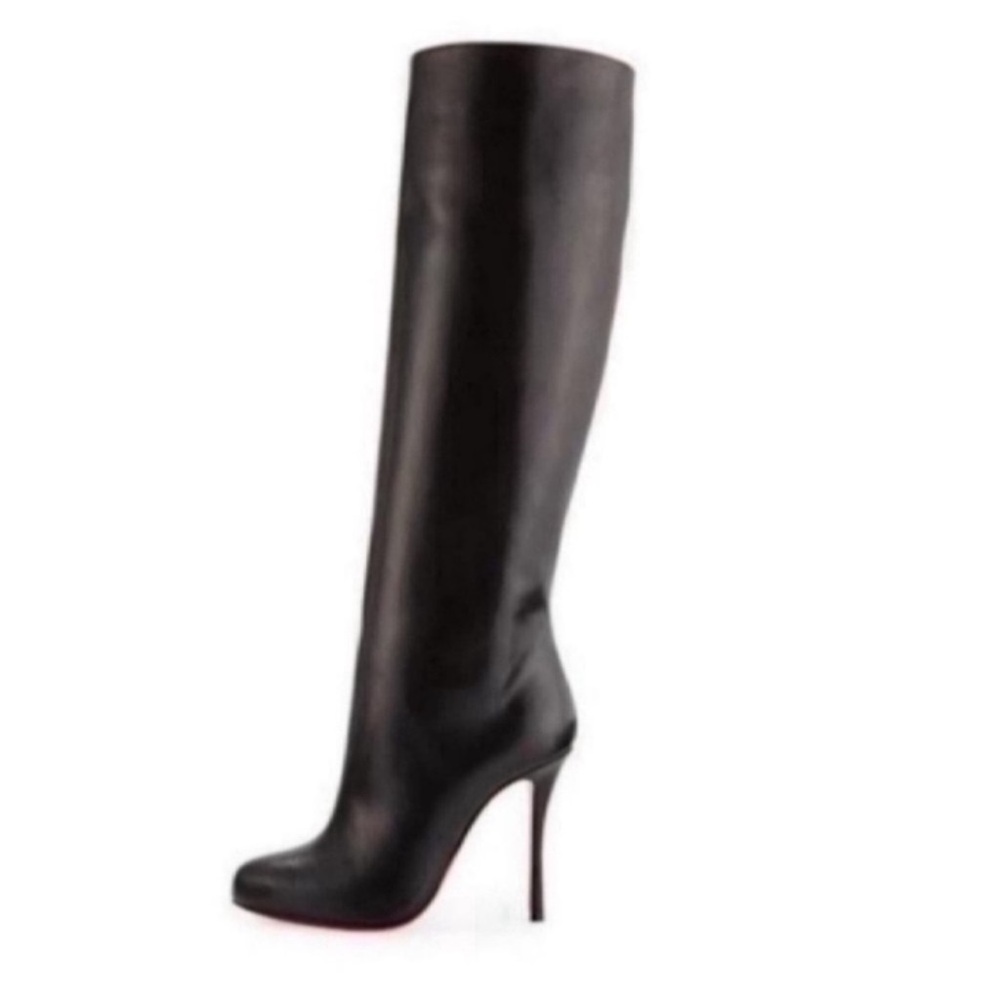 Christian Louboutin Elegant Black Heeled Boots